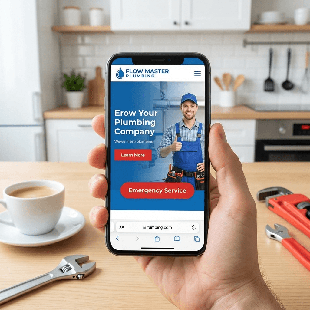 Commercial Plumbing Contractor Website